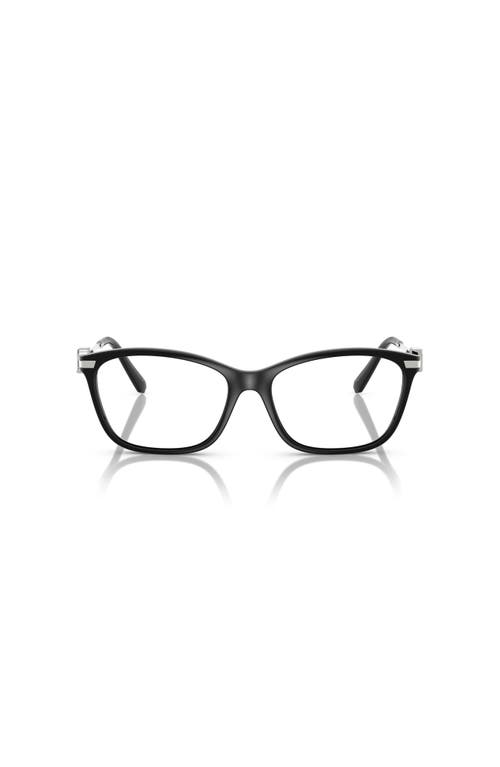 Ralph Lauren 55mm Butterfly Optical Glasses In Black