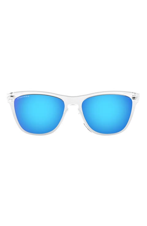 55mm Polarized Rectangular Sunglasses