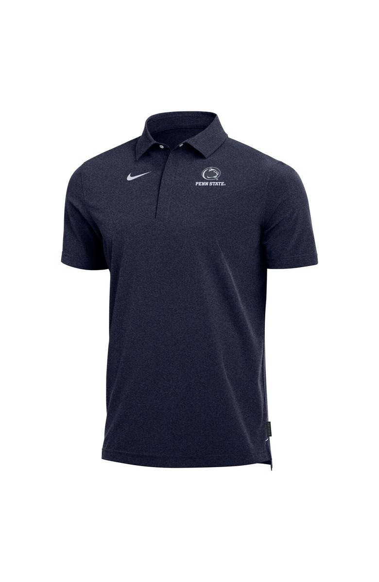 Nike Men's Nike Heathered Navy Penn State Nittany Lions 2022 Coach Performance Polo, Alternate, color, 