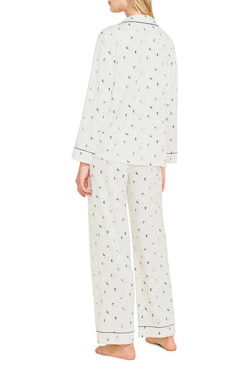 Eberjey Sleep Chic Jersey Knit Pajamas In Multi