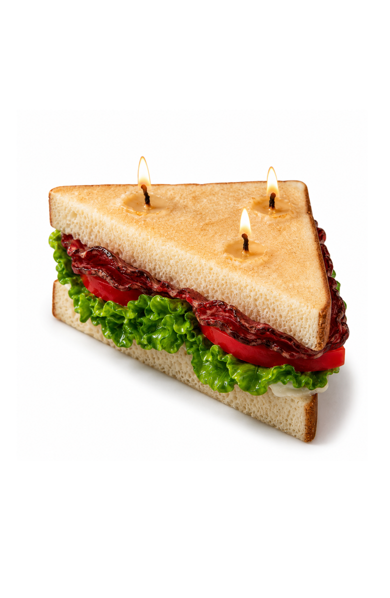 Southlake gifts Bacon Lettuce Tomato Sandwich Candle, Main, color, NO COLOR