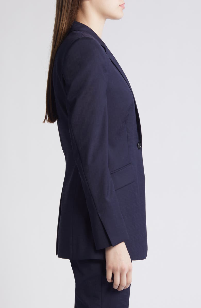BOSS Janeri Wool Blazer, Alternate, color, Dk Bu