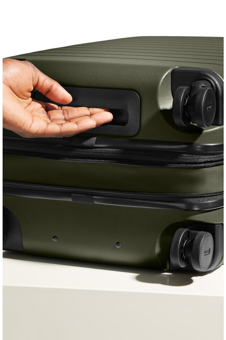 The Carry-On Flex Suitcase, Alternate, color, OLIVE GREEN