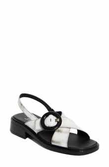 Prada Re-Edition 1996 Crisscross Calfskin Leather Sandal