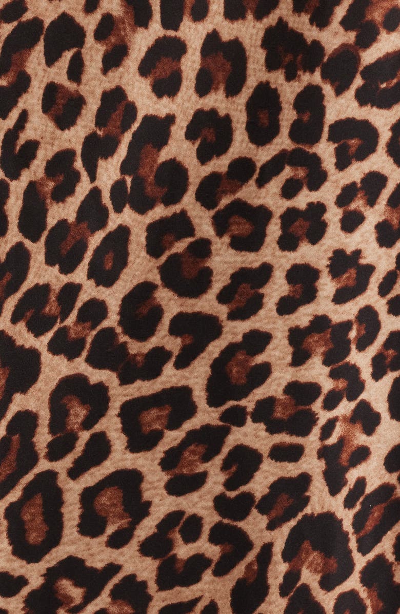 Anne Klein Print Pull-On Satin Bias Cut Skirt, Alternate, color, 