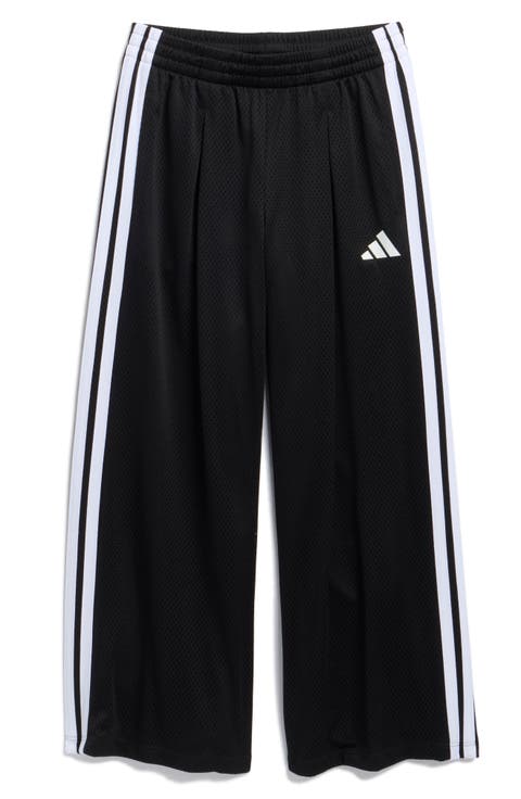 Kids' Front Pleat Wide Leg Mesh Active Pants