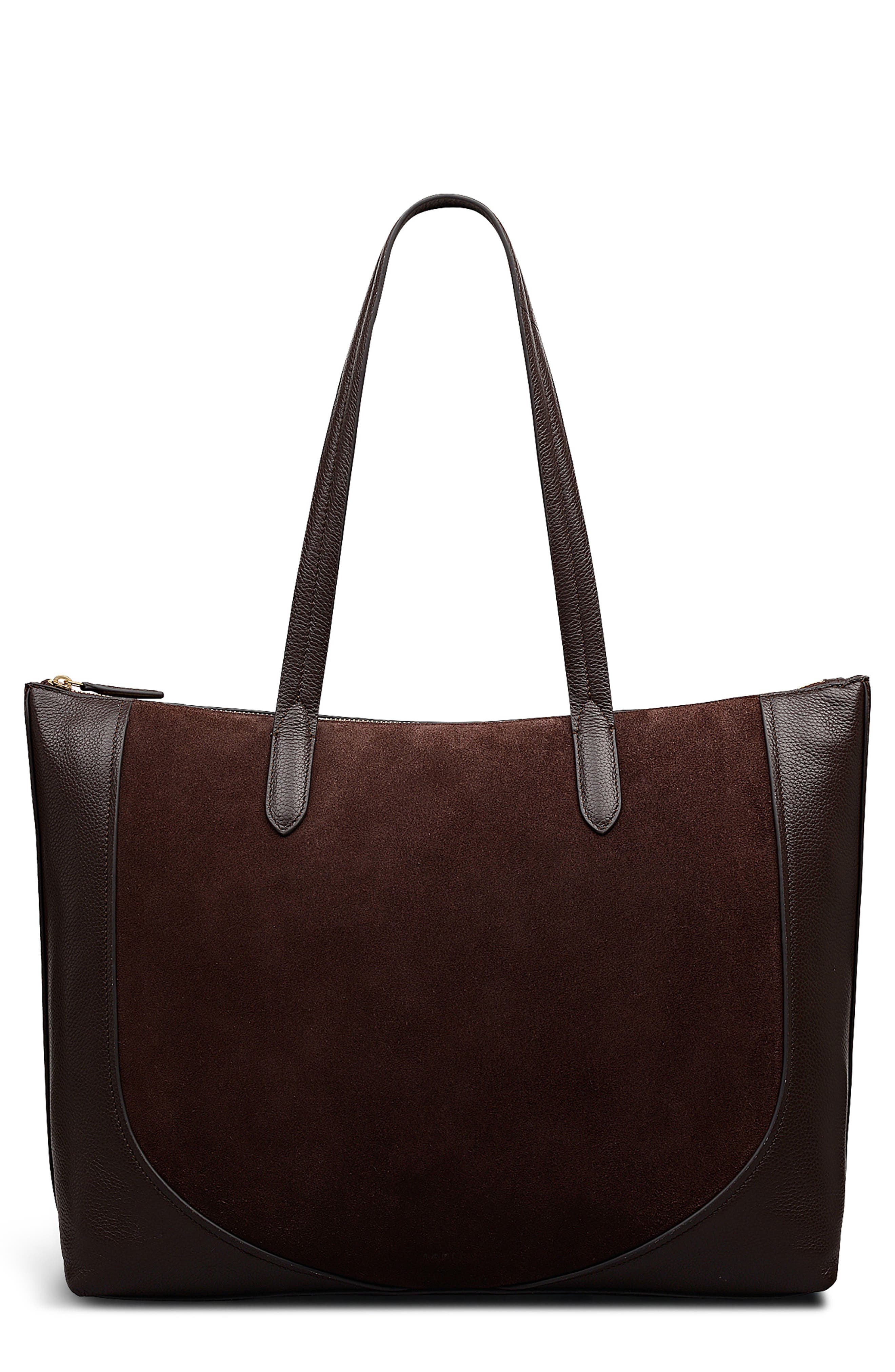 Radley Wood Park Large Suede Tote Bag, Main, color, 