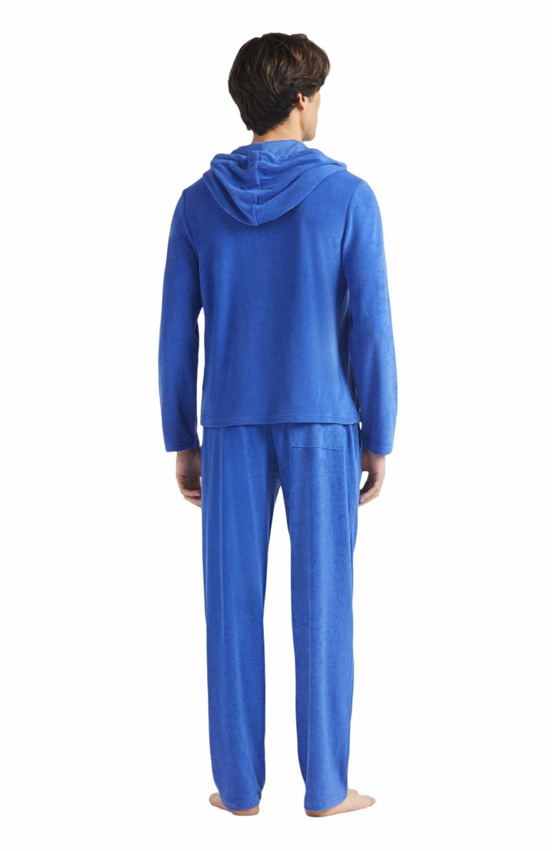 Vilebrequin Men's Terry Long-Sleeved Hooded T-Shirt, Alternate, color, Marrakech