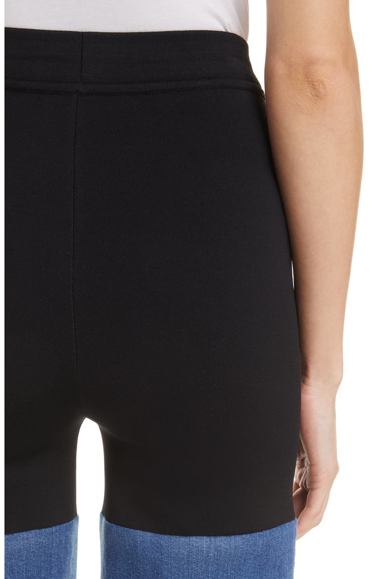 Contrast Panel Straight Leg Jeans, Alternate, color, BLEU JEANS