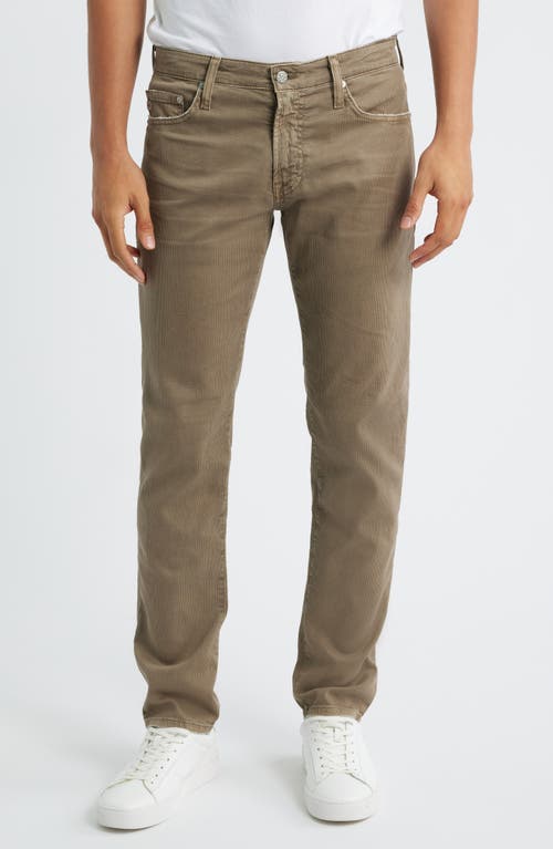 Ag Tellis Slim Fit Corduroy Pants In Neutral