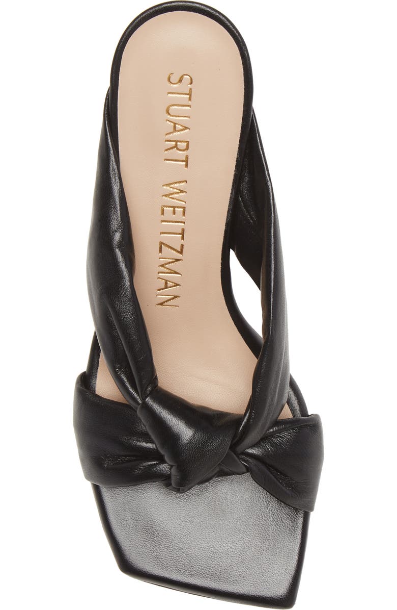 Stuart Weitzman Playa Knot Square Toe Sandal, Alternate, color,