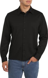 DKNY SPORTSWEAR Waverly Waffle Button-Up Shirt
