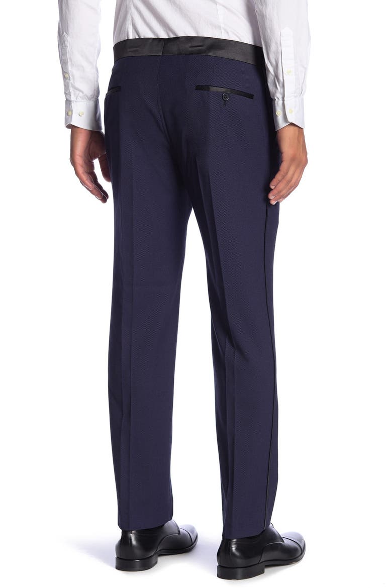 Essex Purple Slim Fit Tuxedo Pants - 30-34" Inseam, Alternate, color, PURPLE