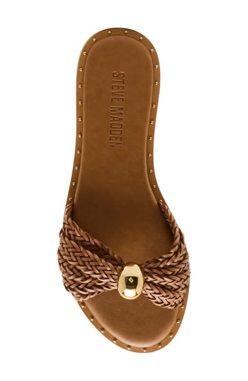 Steve Madden Dipsy Slide Sandal In Brown