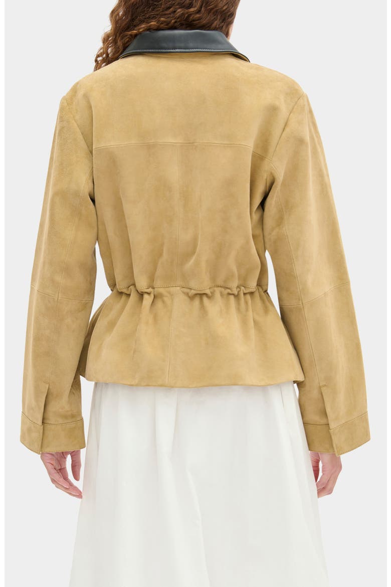 Mavis Suede Jacket, Alternate, color, CAMEL