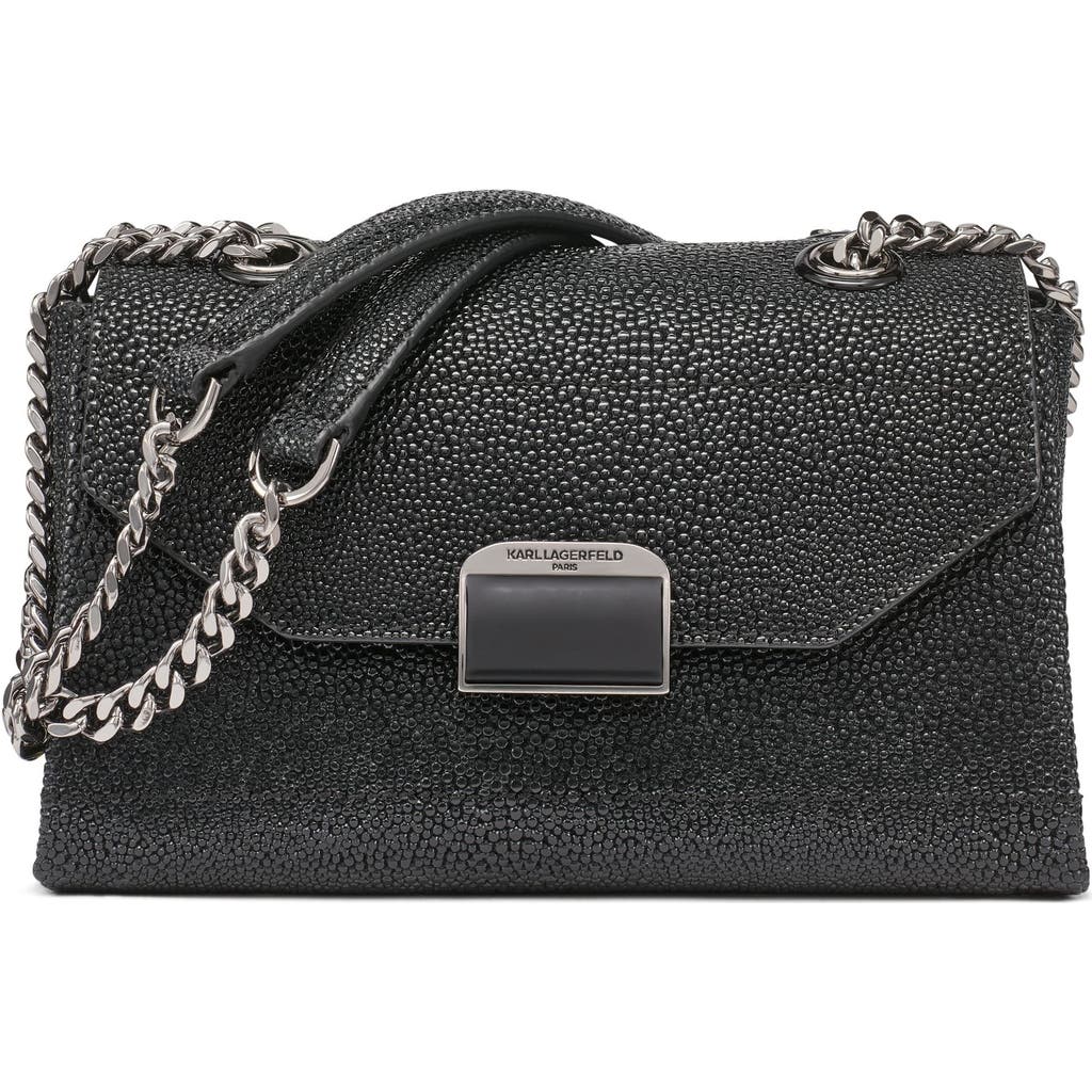 Karl Lagerfeld Paris Liana Shoulder In Black