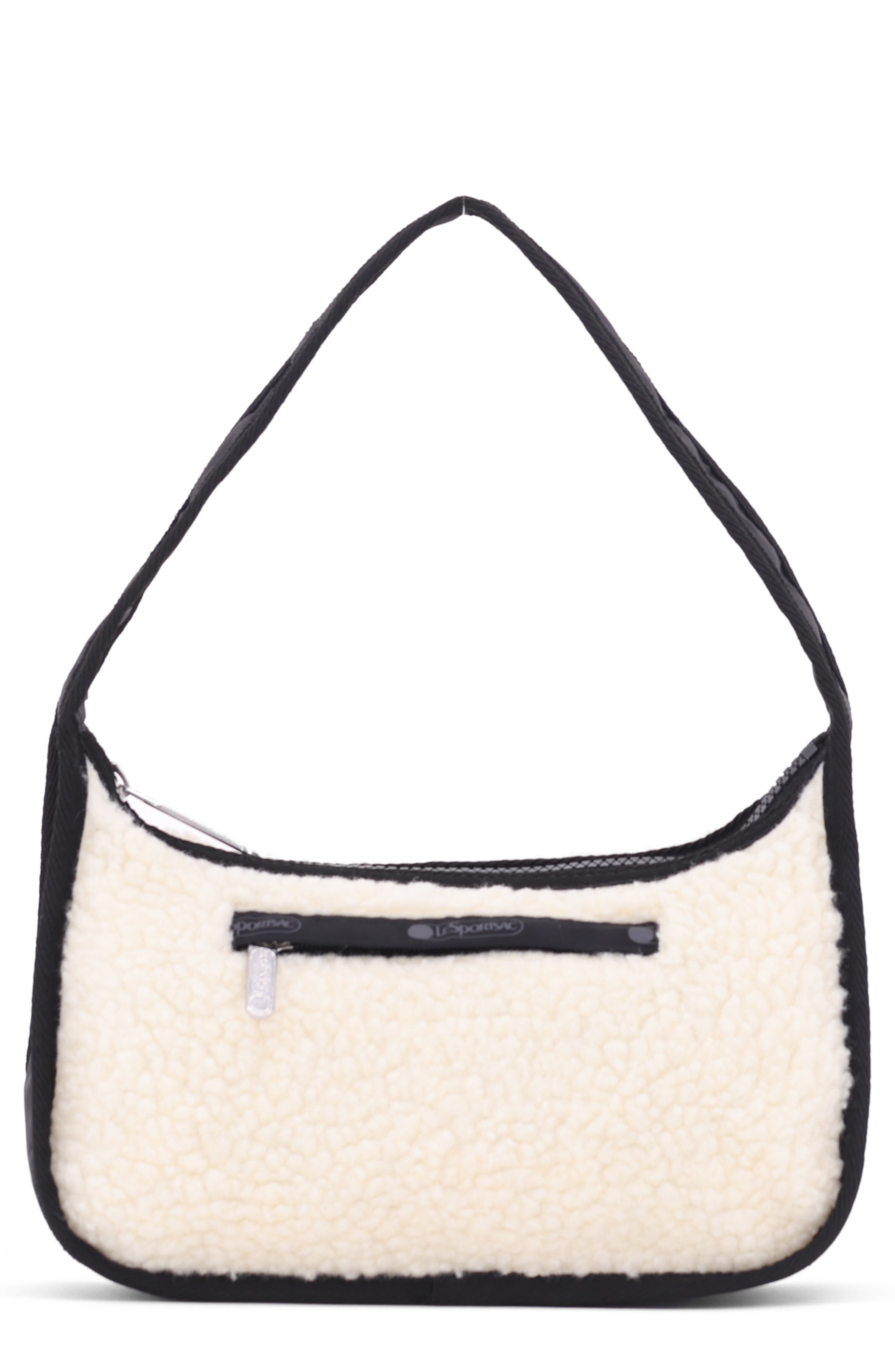LeSportsac Faux Shearling Shoulder Bag