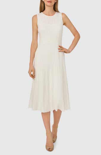 Ted Baker Sleeveless Pointelle A-Line Sweater Dress
