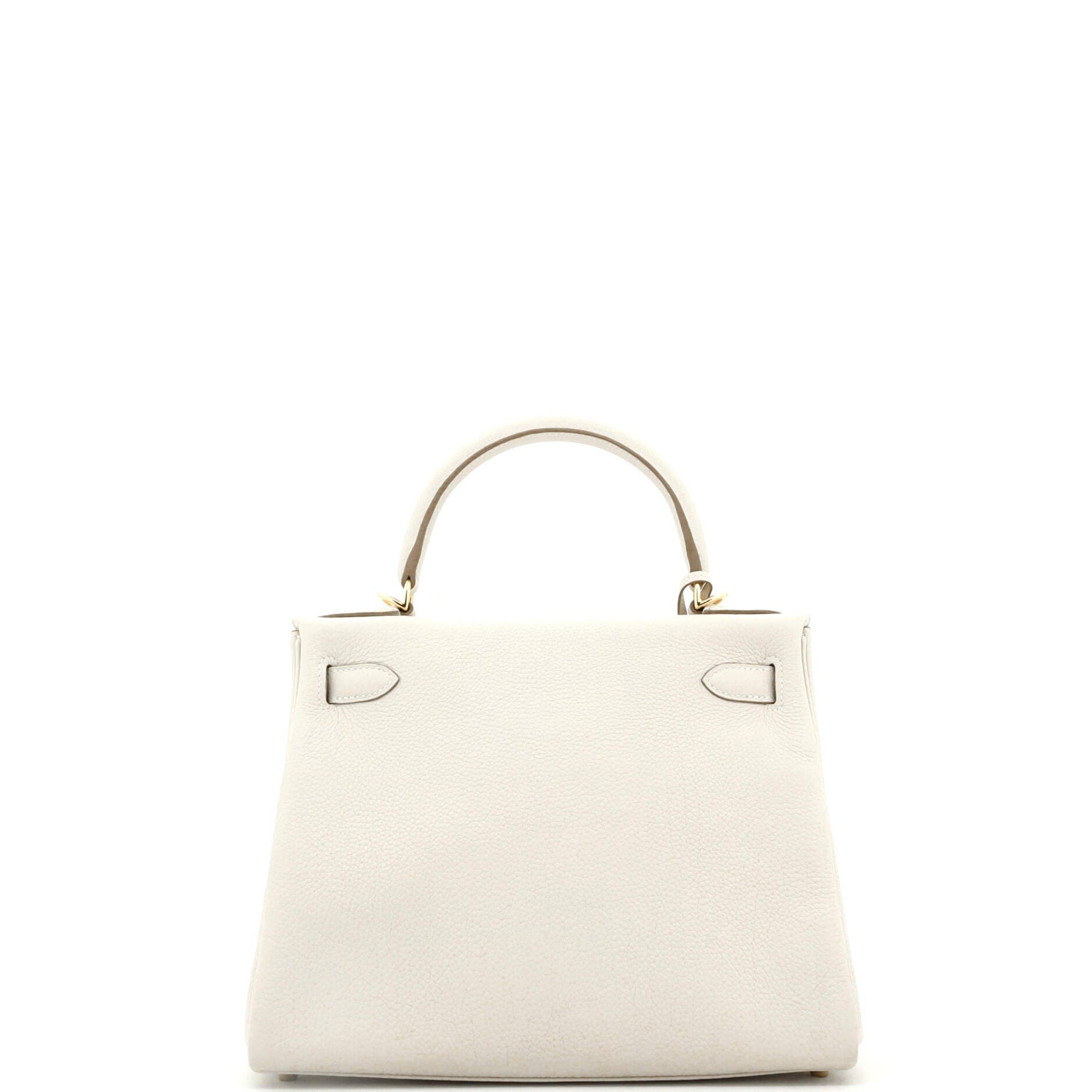 Pre-Owned Hermes Kelly Handbag Light Togo with Gold Hardware 28, Alternate, color, 