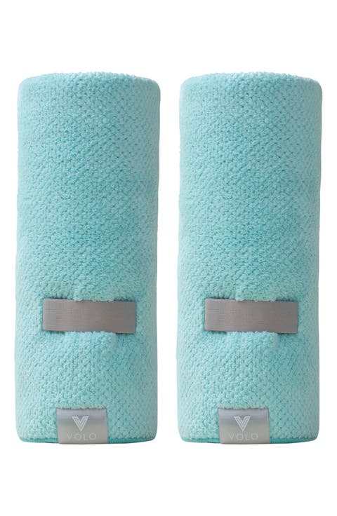 Hero Hair Towel Duo in Capri Blue $96 Value