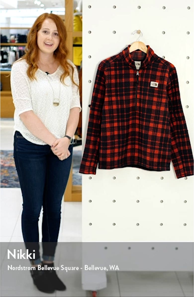 Gordon Lyons Plaid Half-Zip Pullover, sales video thumbnail