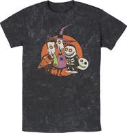 The Nightmare Before Christmas Mens The Nightmare Before Christmas Halloween Lock Shock and Barrel T Shirt