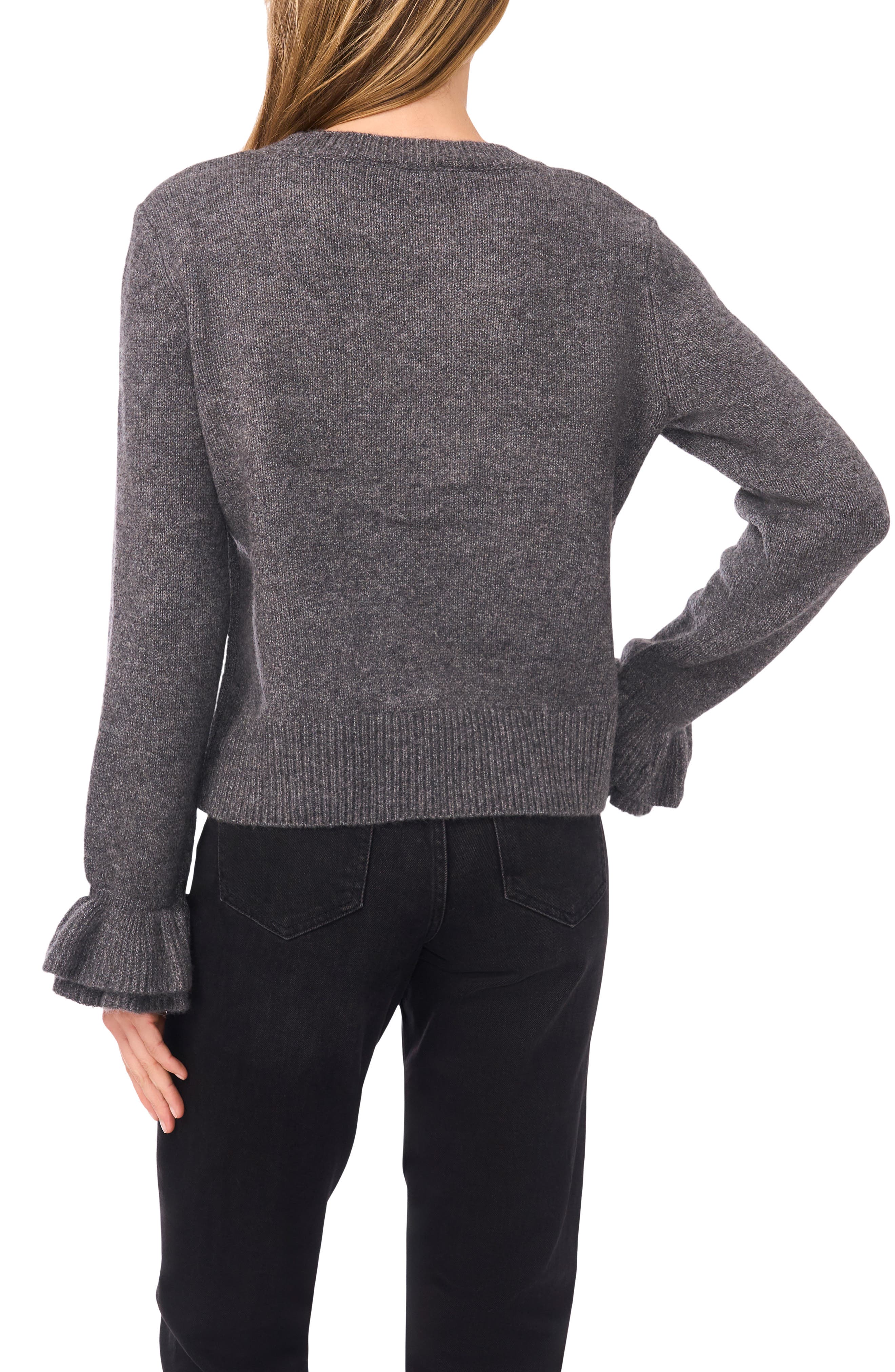 Ruffle Cuff Sweater - image 2
