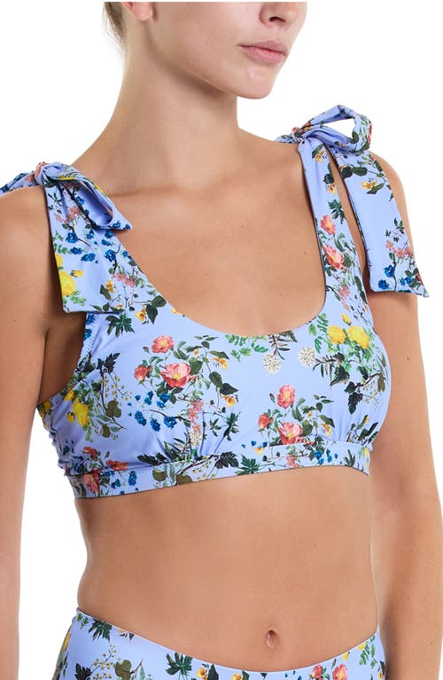 Hanky Panky Scoop Neck Swim Top In Thankful (blue)