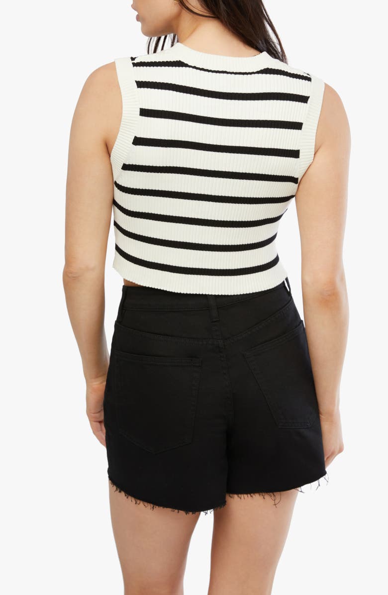 WeWoreWhat Ribbed Knit Sweater Vest, Alternate, color, 