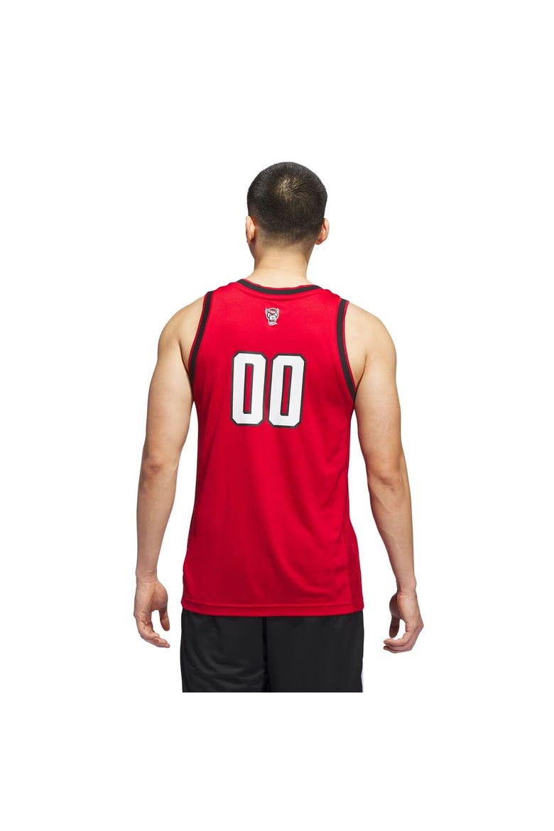 Men's adidas #00 Red NC State Wolfpack Replica Swingman Jersey, Alternate, color, Red
