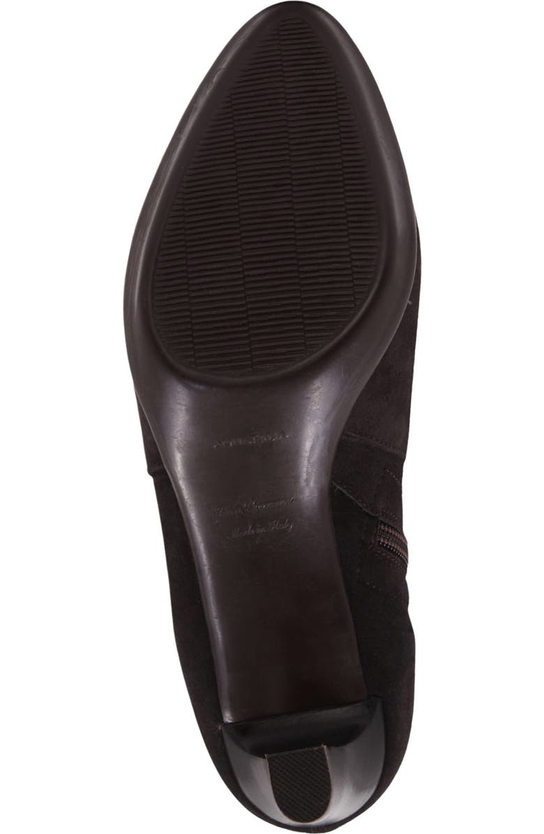 Aquatalia Rhumba Low Weatherproof Bootie, Alternate, color, Espresso Suede