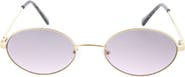BCBGeneration 58mm Slim Metal Oval Sunglasses