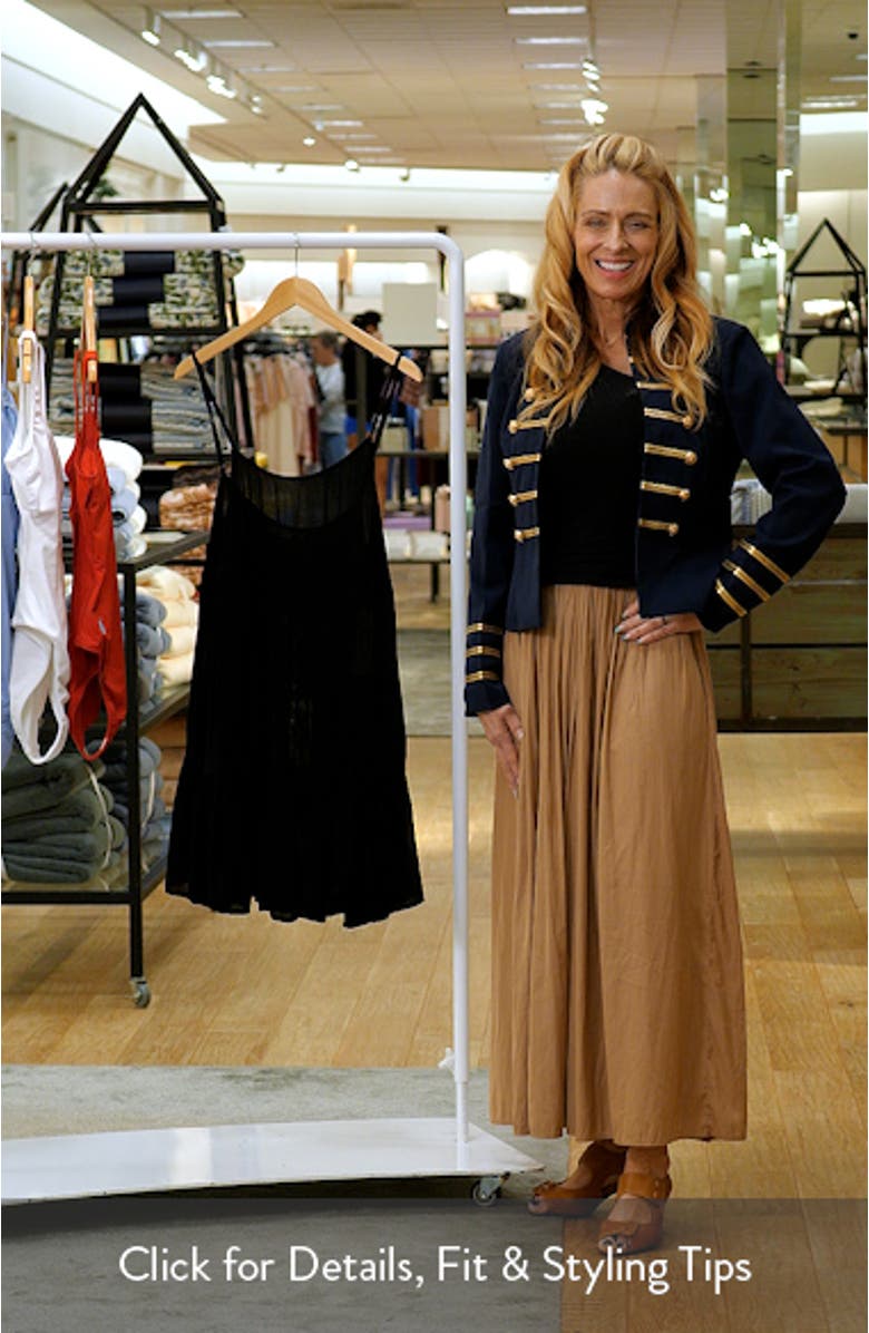 Saltwater Rilee Cover-Up Minidress, sales video thumbnail