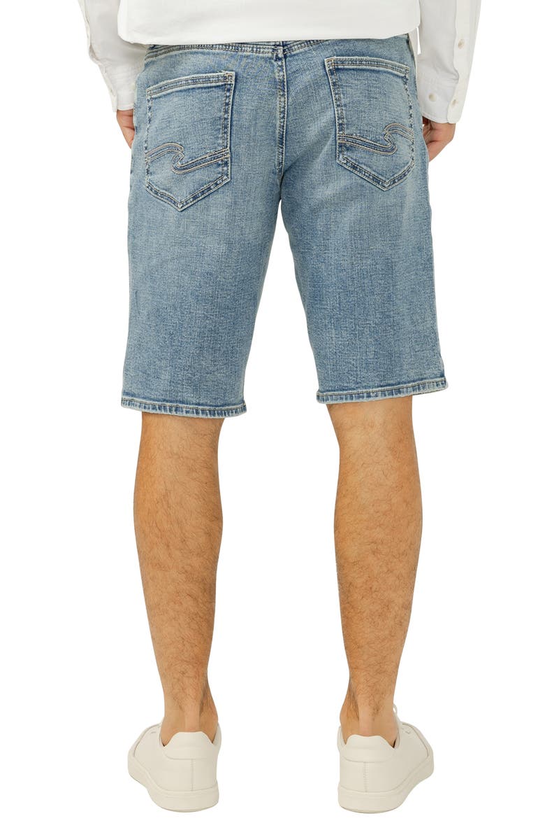 Silver Jeans Co. Zac Relaxed Fit Denim Shorts, Alternate, color, 