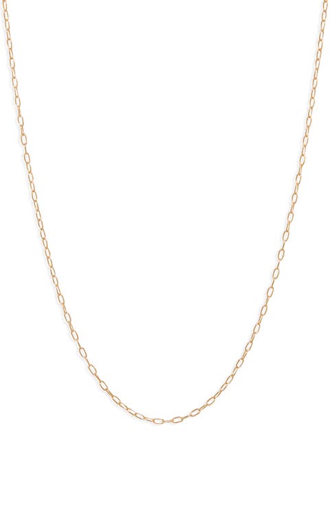 14K Gold Open Link Chain Necklace (Nordstrom Exclusive)