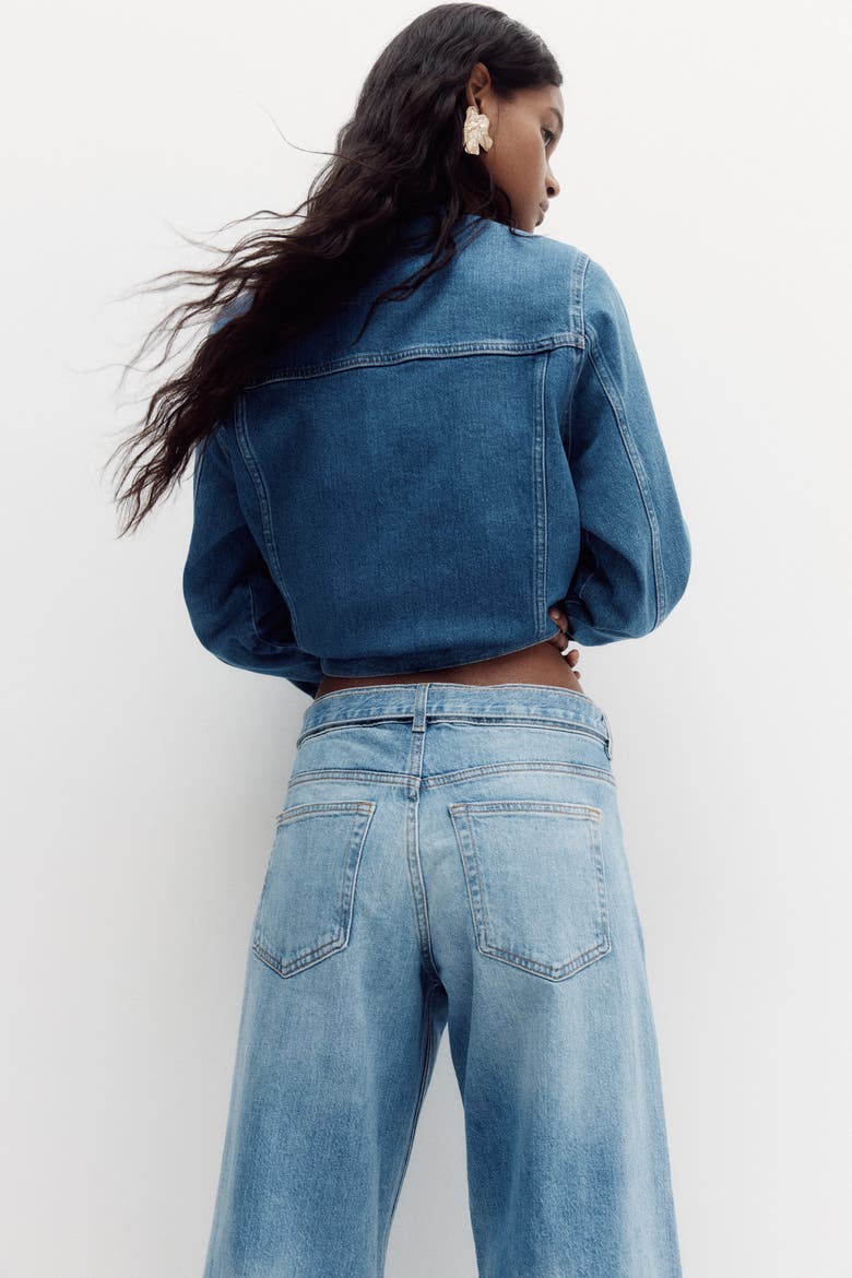 Wide Ultra High Jeans, Alternate, color, Light denim blue