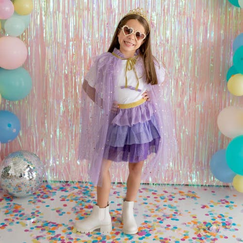 Sweet Wink Girls' Lavender Petal Tutu Skirt - Little Kid, Big Kid In Lavender
