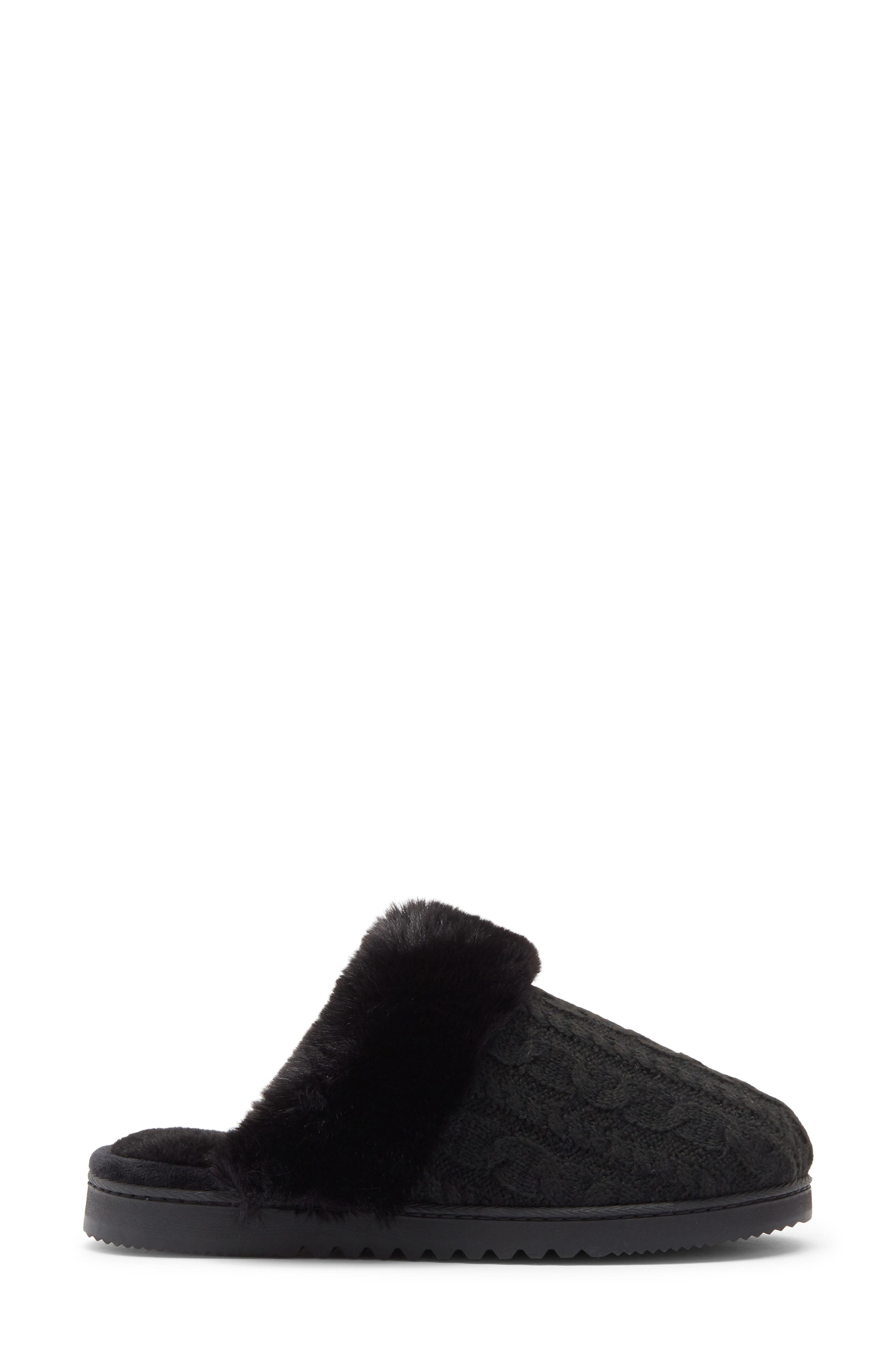 Windsley Slipper, Alternate, color, BLACK