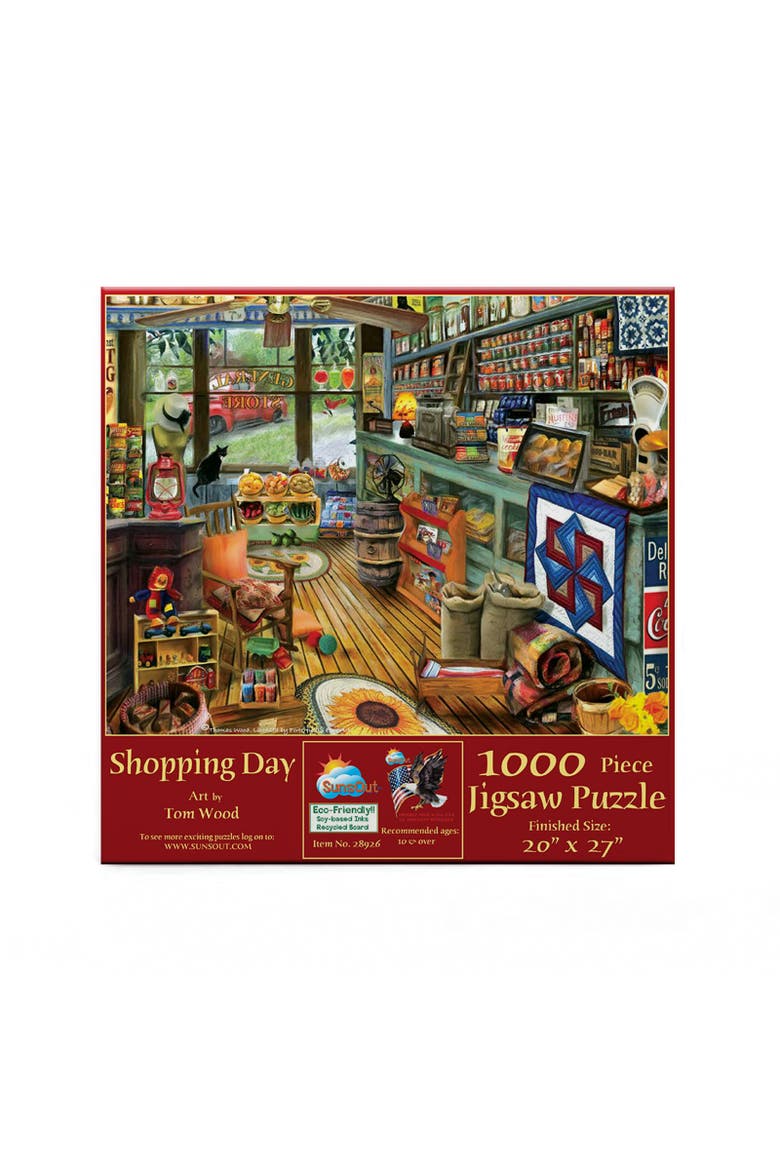 Shopping Day 1000 piece Jigsaw Puzzle for Adults, Alternate, color, Multicolor