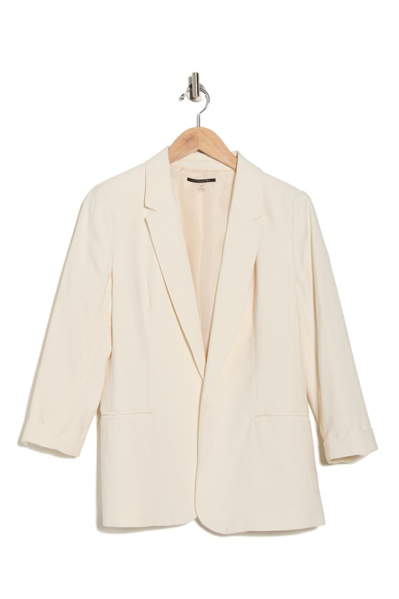 Open Boyfriend Blazer, Alternate, color, TOASTED BEIGE