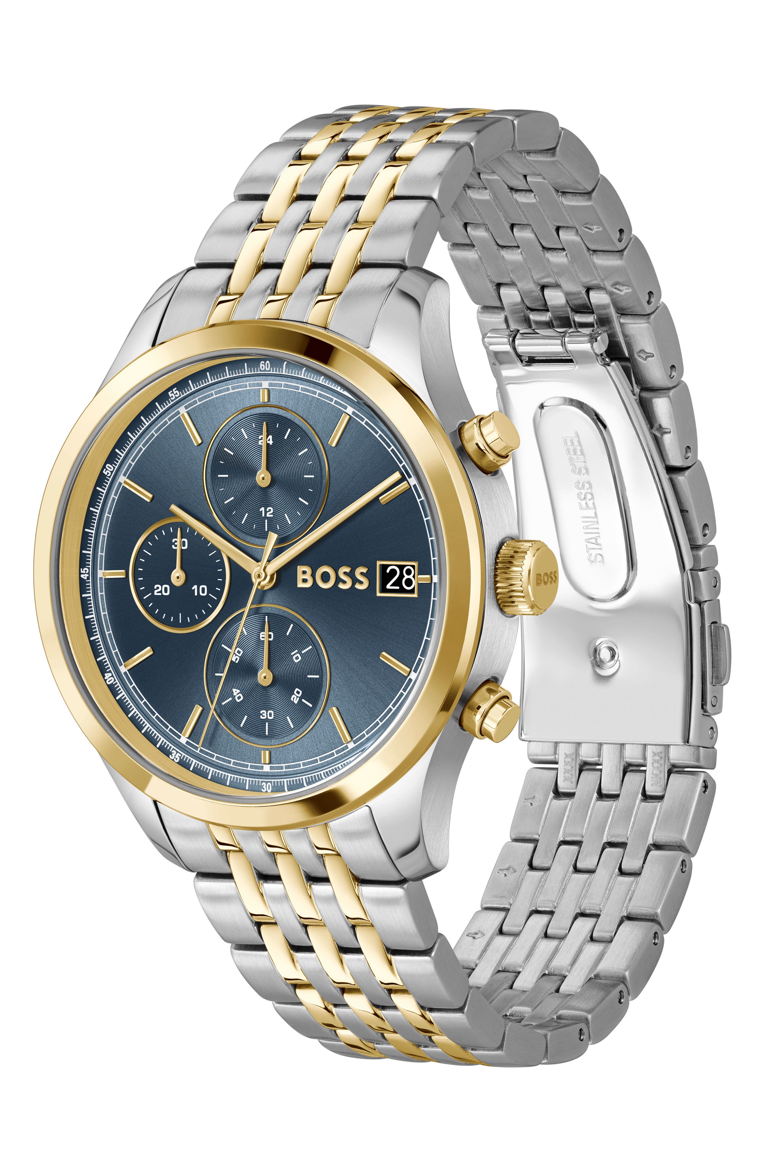 Stratus Chronograph Two-Tone Bracelet Watch, 41mm (Men) | Nordstrom