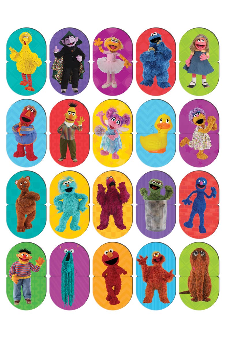Sesame Street Matching Puzzles, Alternate, color, Multicolor