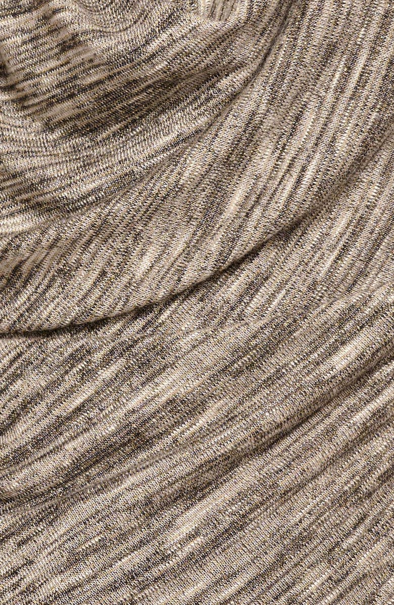 Ramy Brook Azul Cowl Neck Sleeveless Top, Alternate, color, Black/ White Space Dye