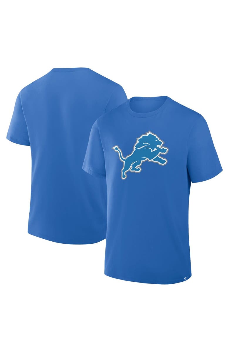 FANATICS Men's Fanatics  Blue Detroit Lions Legacy Cotton T-Shirt, Main, color, 