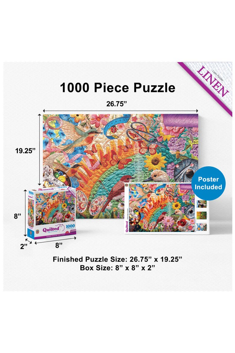 Flight of Creativity 1000 Piece Puzzle, Alternate, color, Multicolor