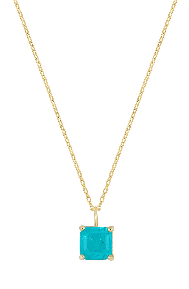 Bony Levy 14K Gold Paraiba Topaz Pendant Necklace, Main, color, 