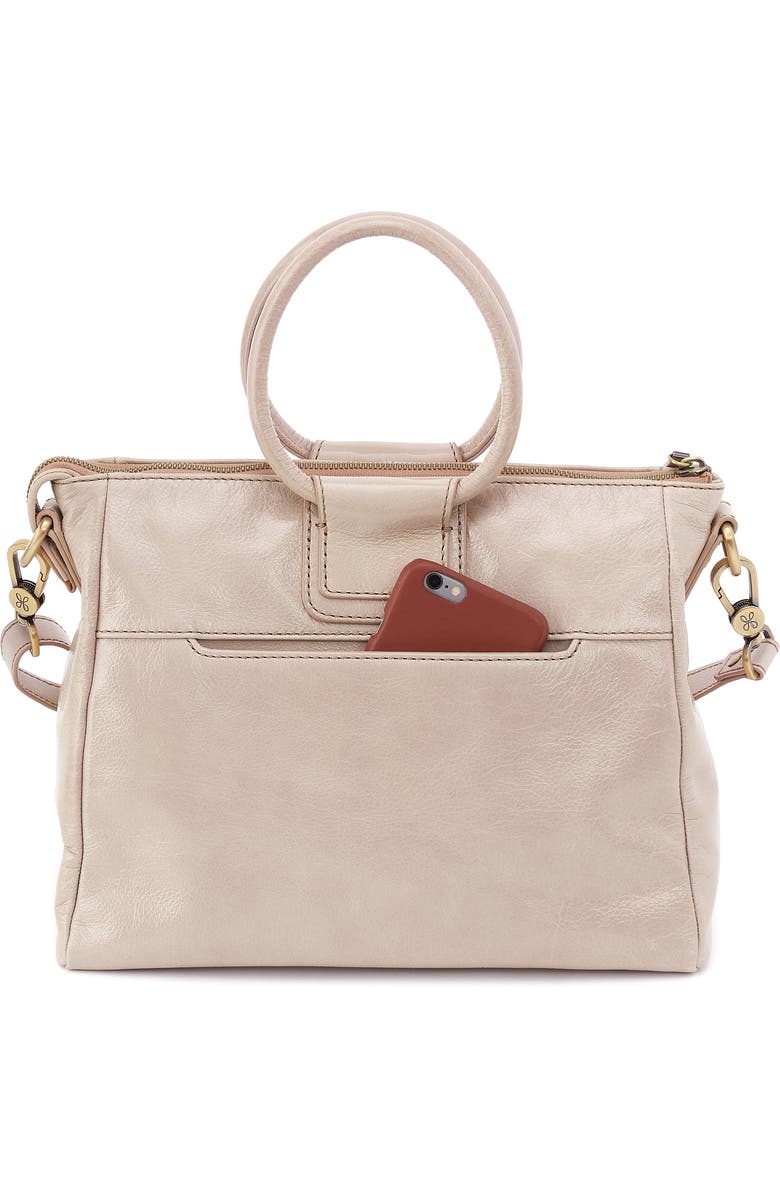 HOBO Sheila Medium Satchel Crossbody Bag, Alternate, color, Stone Gloss