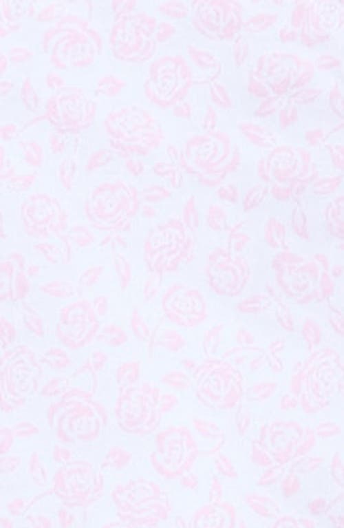 Kissy Kissy Floral Print Ruffle Sleeveless Romper In Pink
