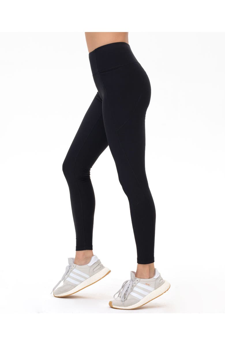 Rebody Active Phoenix Fleece Pocket Legging, Alternate, color, Warm Black