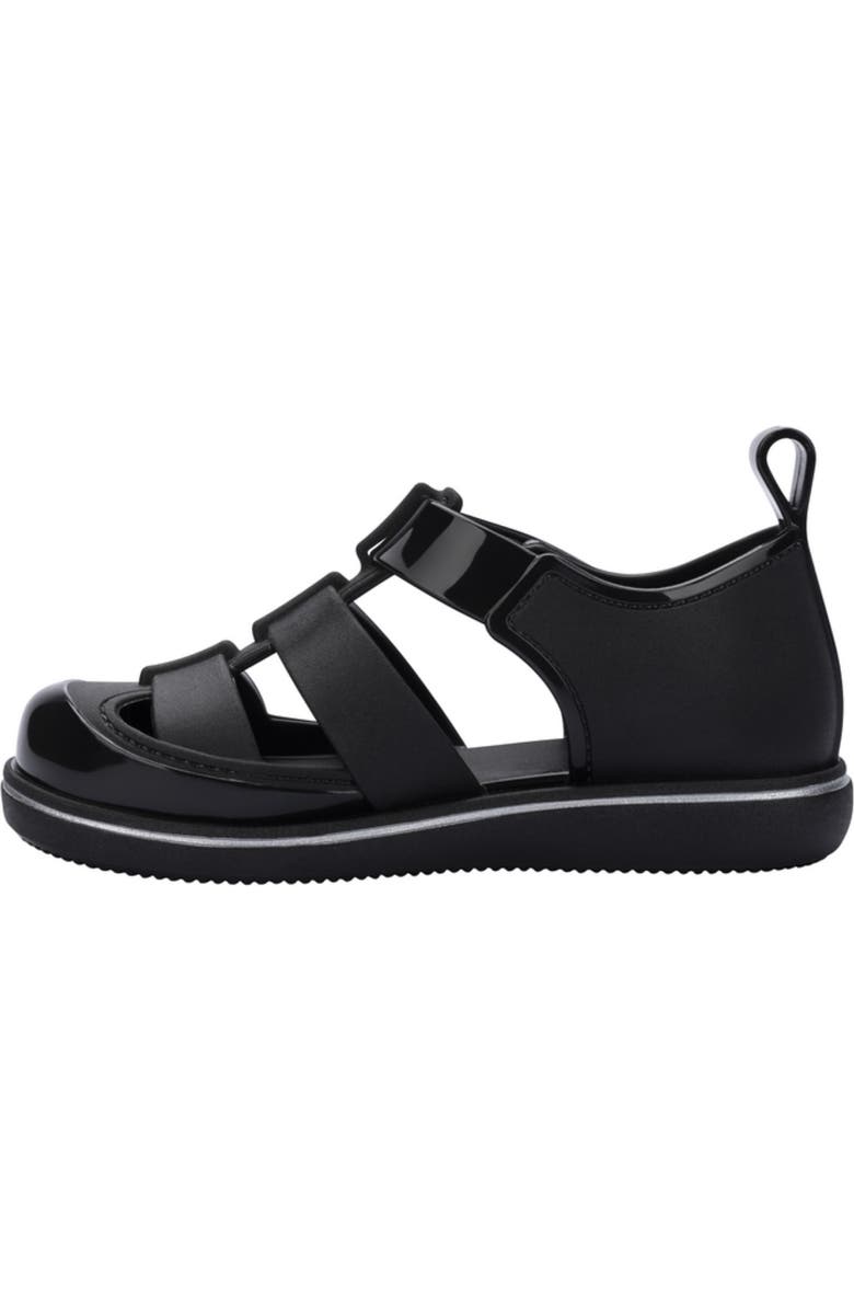 Mini Melissa Kids' Smash Jelly Sandal, Alternate, color, Black